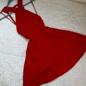 Anthropologie, Xs, coral dress
